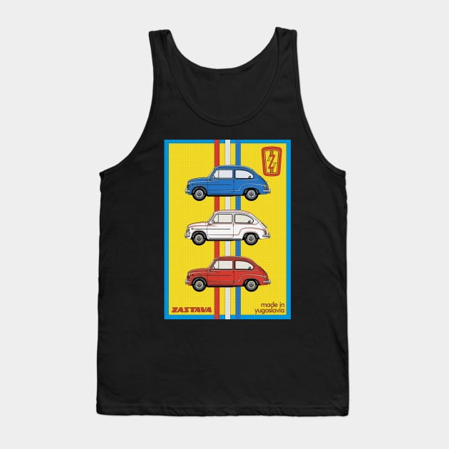 Zastava 750 Retro Tank Top by StuffByMe